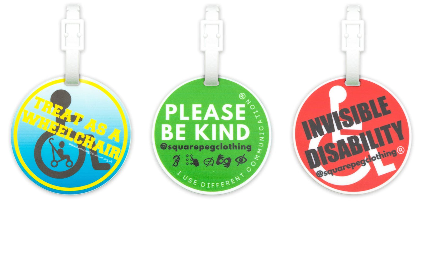 Disability Window Tag Square Peg - Invisible Disability Tags | SpecialKids.Company