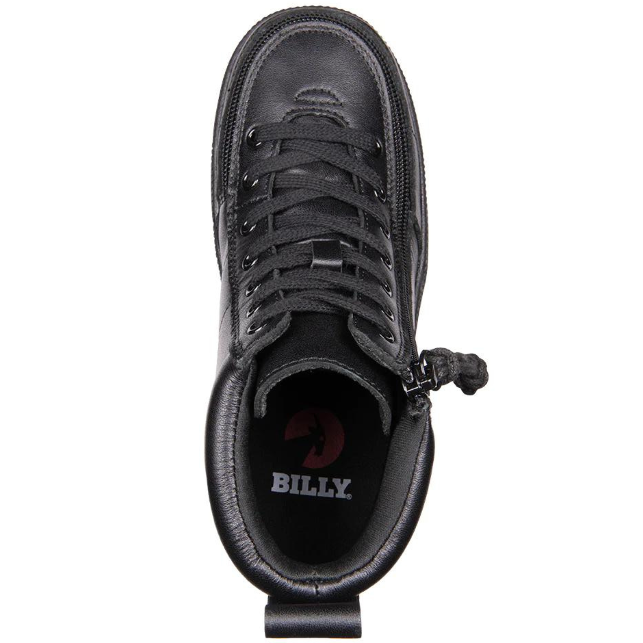 Billy Footwear (Toddlers) DR II Fit - High Top DR II Black to Floor Leather Shoes