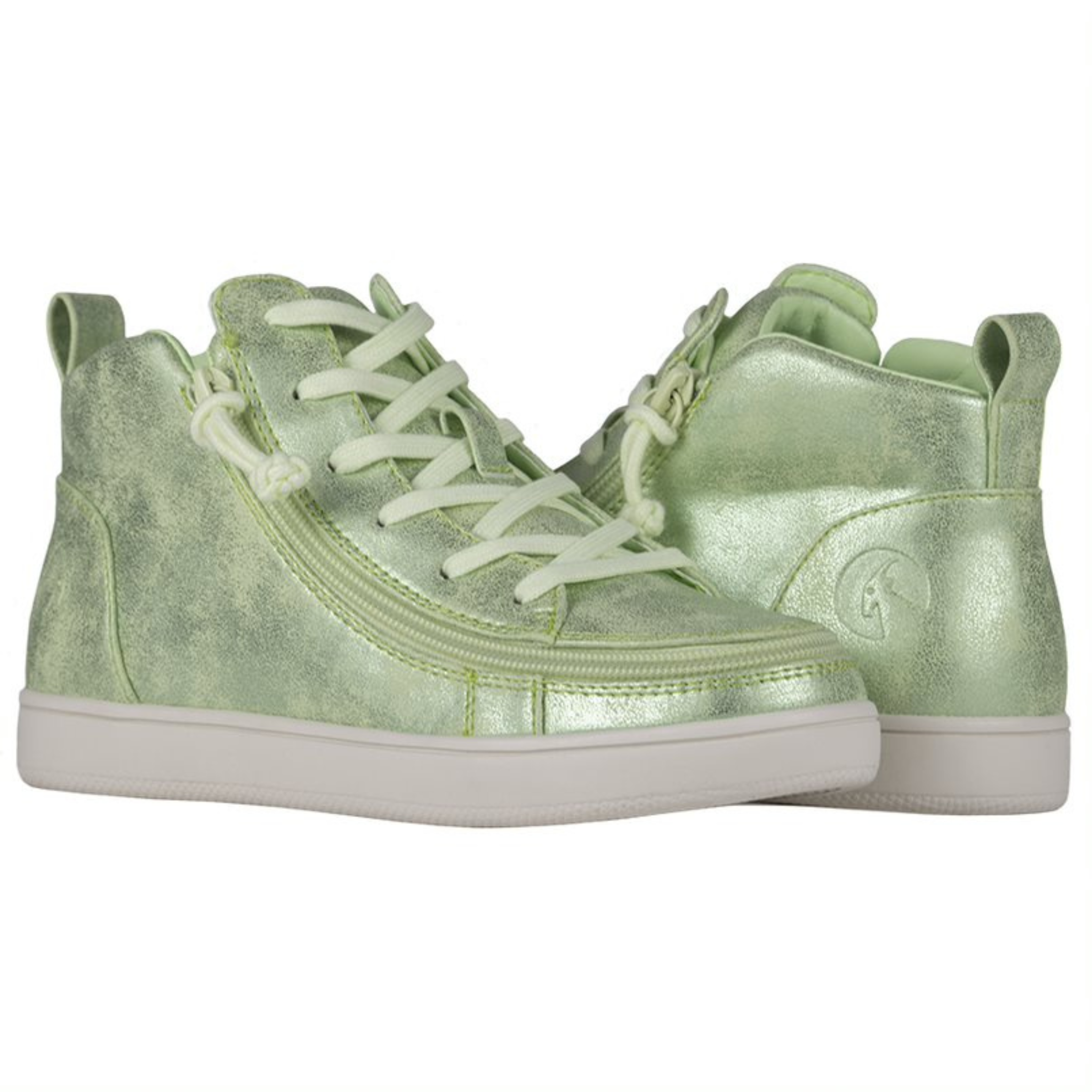 Billy Footwear (Womens) - Mid Top Faux Leather Cucumber Green Shoes CLEARANCE