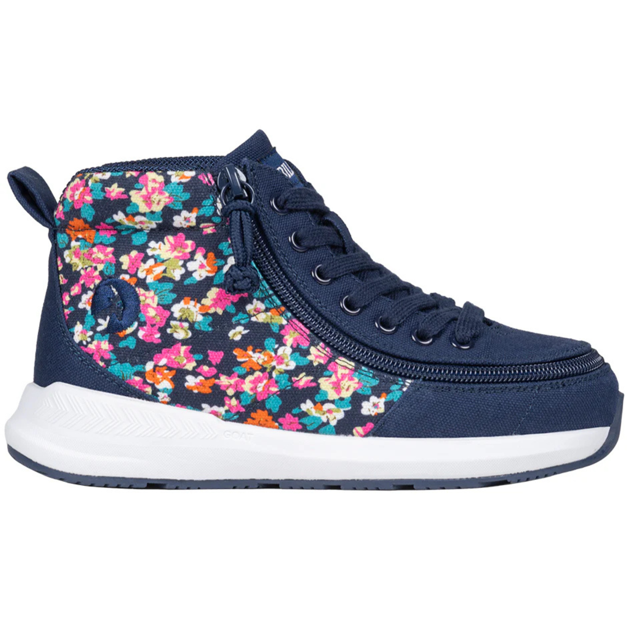 Billy Footwear (Kids) - Goat High Top Sport Navy Floral