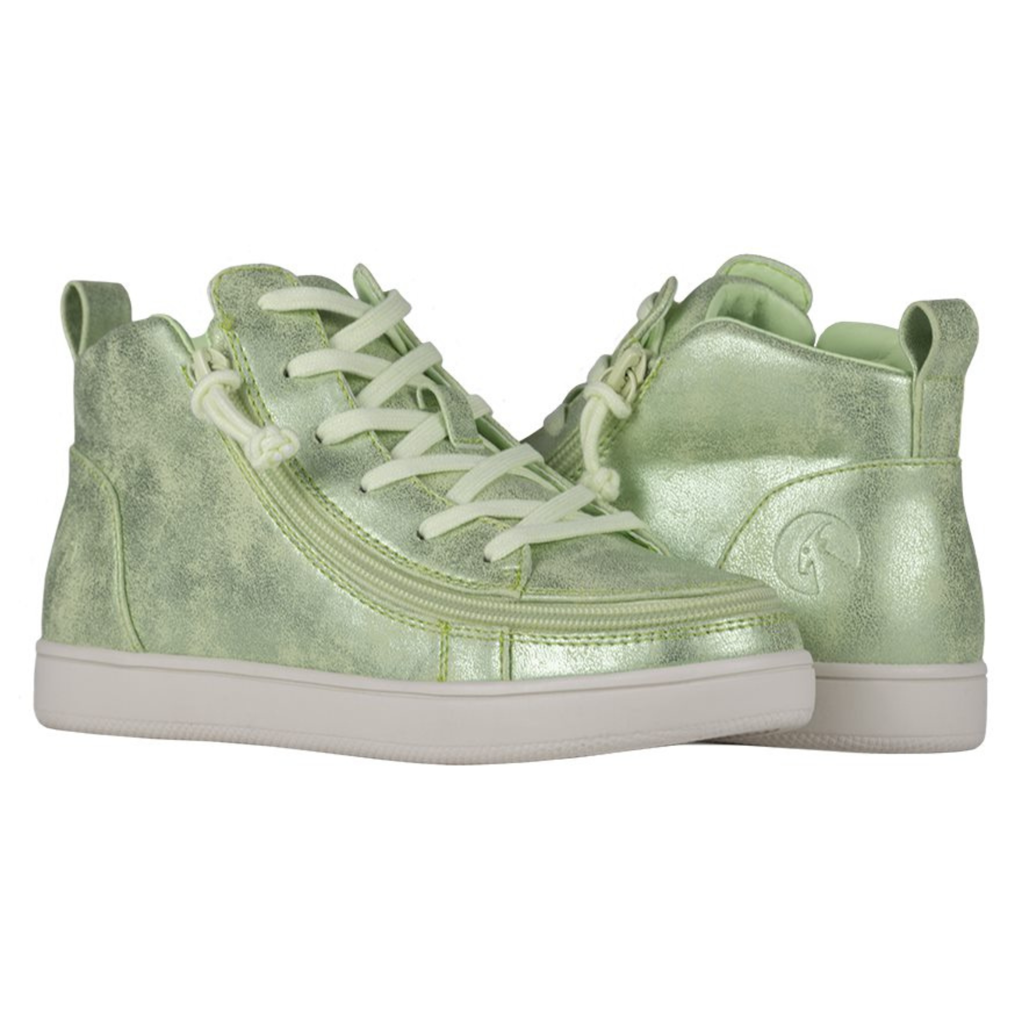 Billy Footwear (Womens) - Mid Top Faux Leather Cucumber Green Shoes