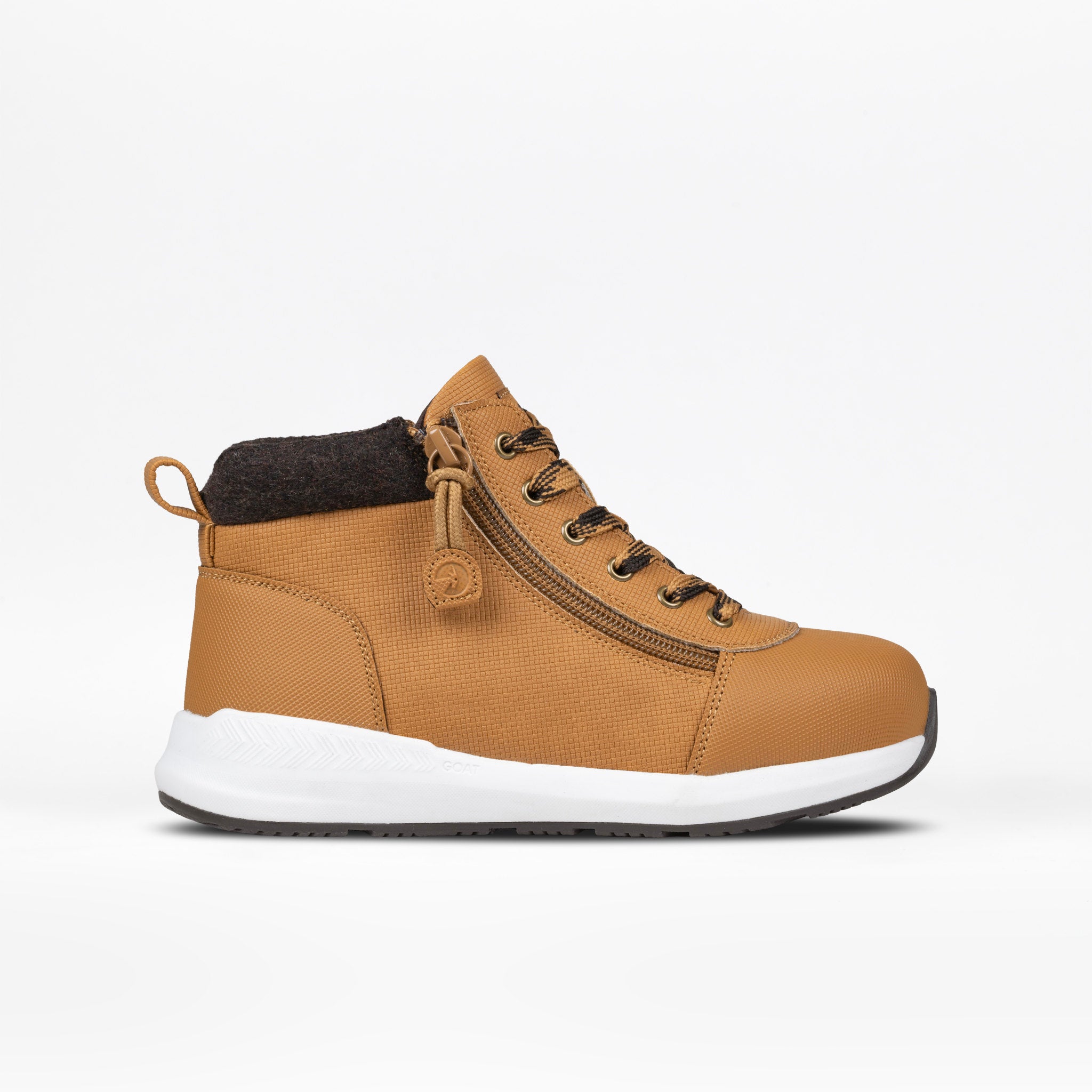 Billy Footwear (Kids) - High Top Rugged Black Goat DZ Shoes