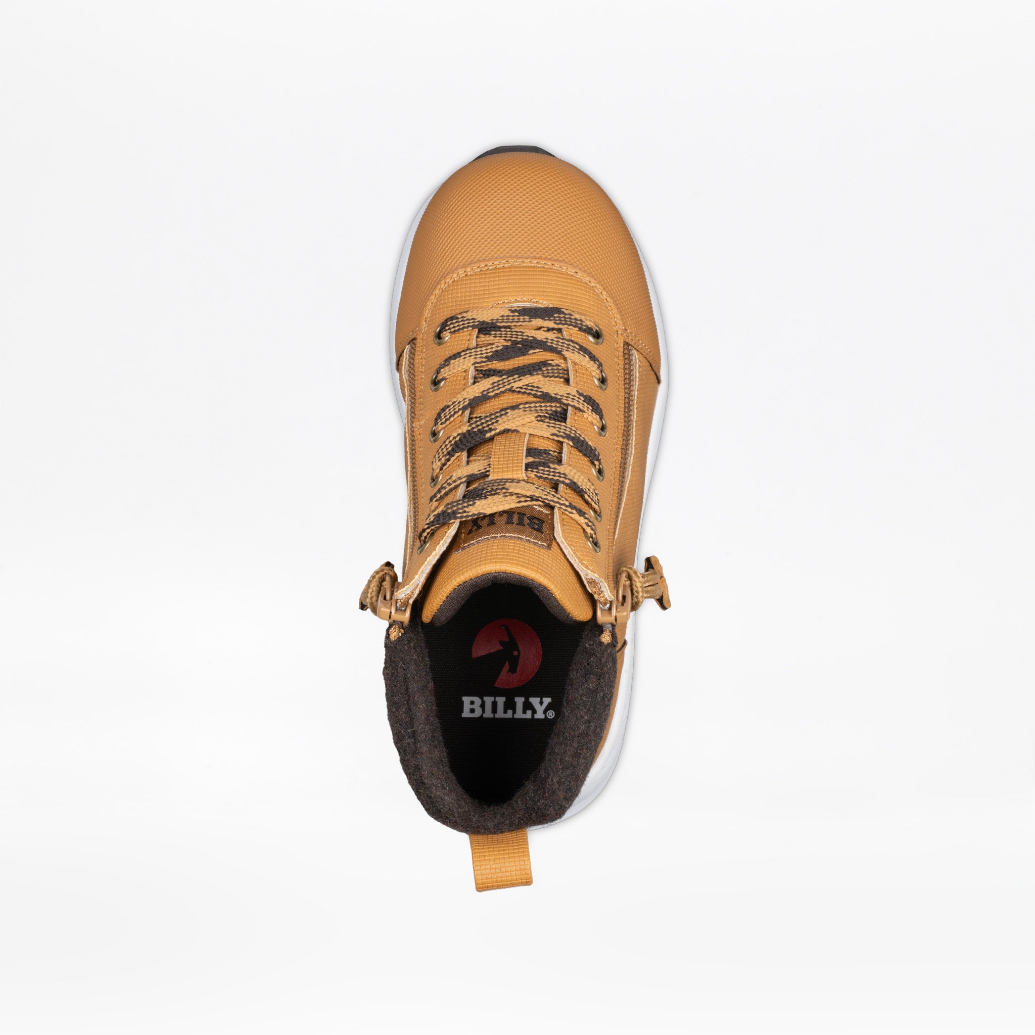 Billy Footwear (Kids) - High Top Rugged Black Goat DZ Shoes