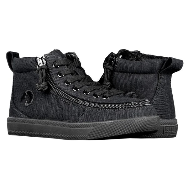 Billy Footwear (Toddlers) DR II Fit - High Top DR II Black Canvas Shoes