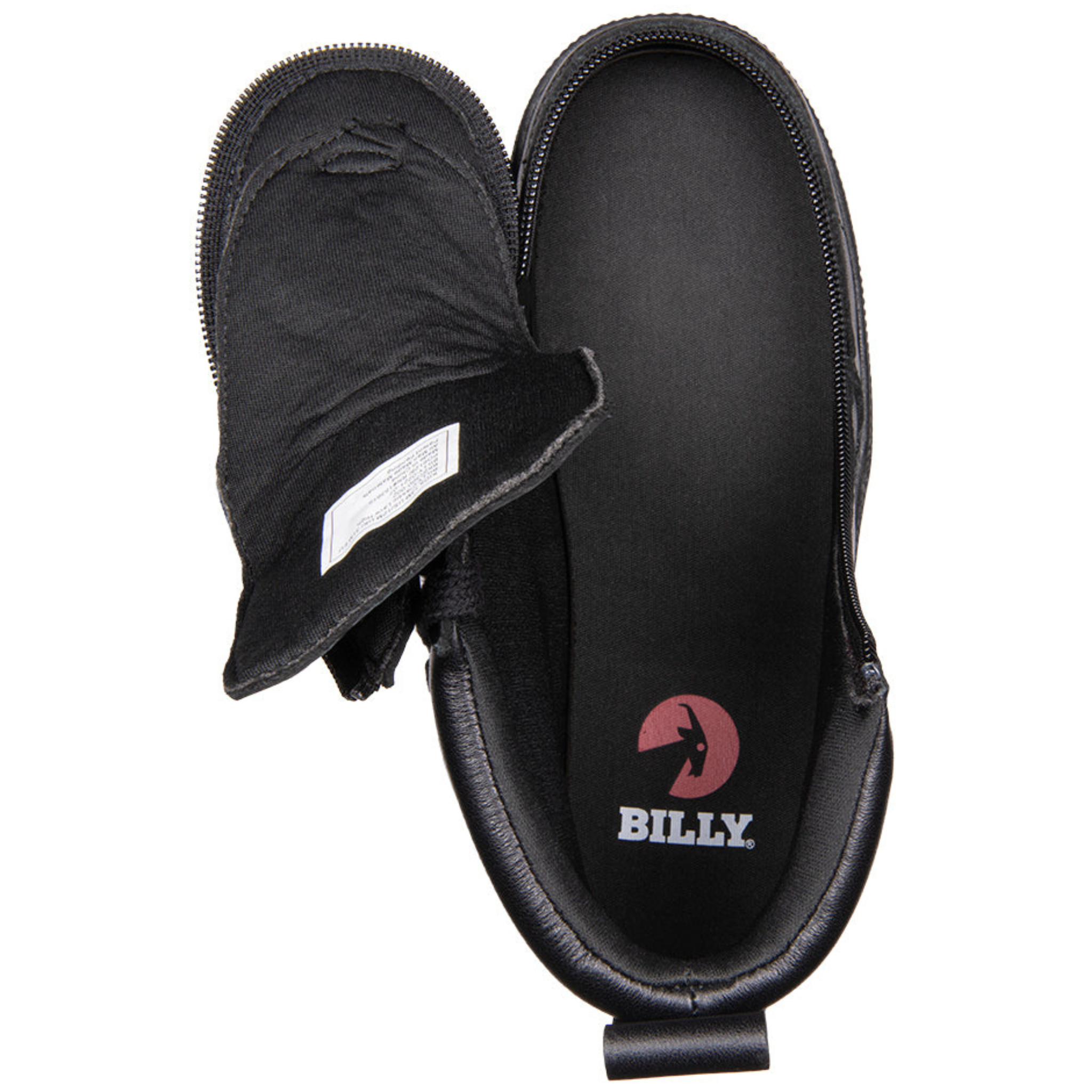 Billy Footwear (Toddlers) DR II Fit - High Top DR II Black to Floor Leather Shoes