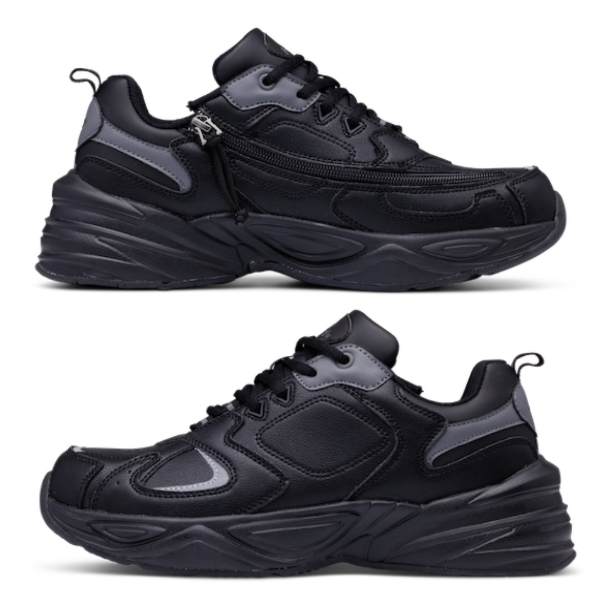 Friendly Shoes Tenease (Mens) -  Black