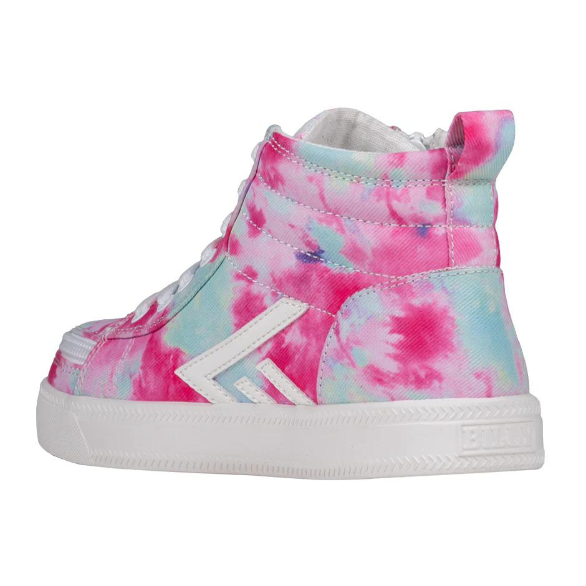 Billy Footwear (Kids)  - Pink Watercolour Core Skate Canvas Shoes