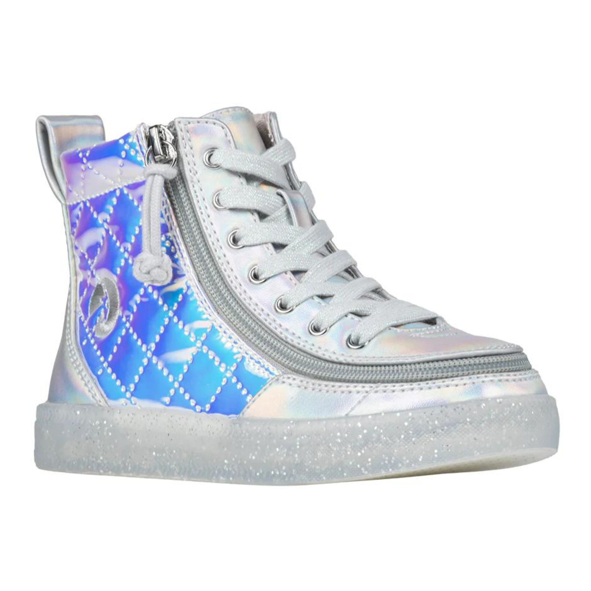 Billy Footwear (Toddlers)  - High Top Frozen Faux Leather Shoes