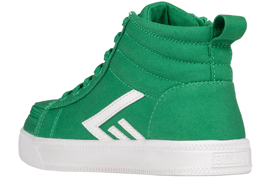 Billy Footwear (Kids)  - Green/White Core Skate Canvas Shoes