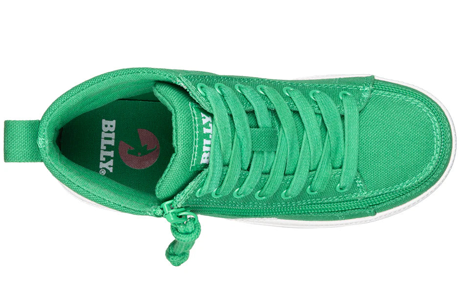 Billy Footwear (Kids)  - Green/White Core Skate Canvas Shoes