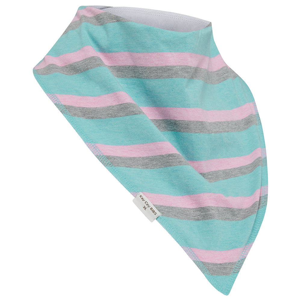 KayCey®B Bibs - Stripes Fleece Lined Cotton (New Stripes)