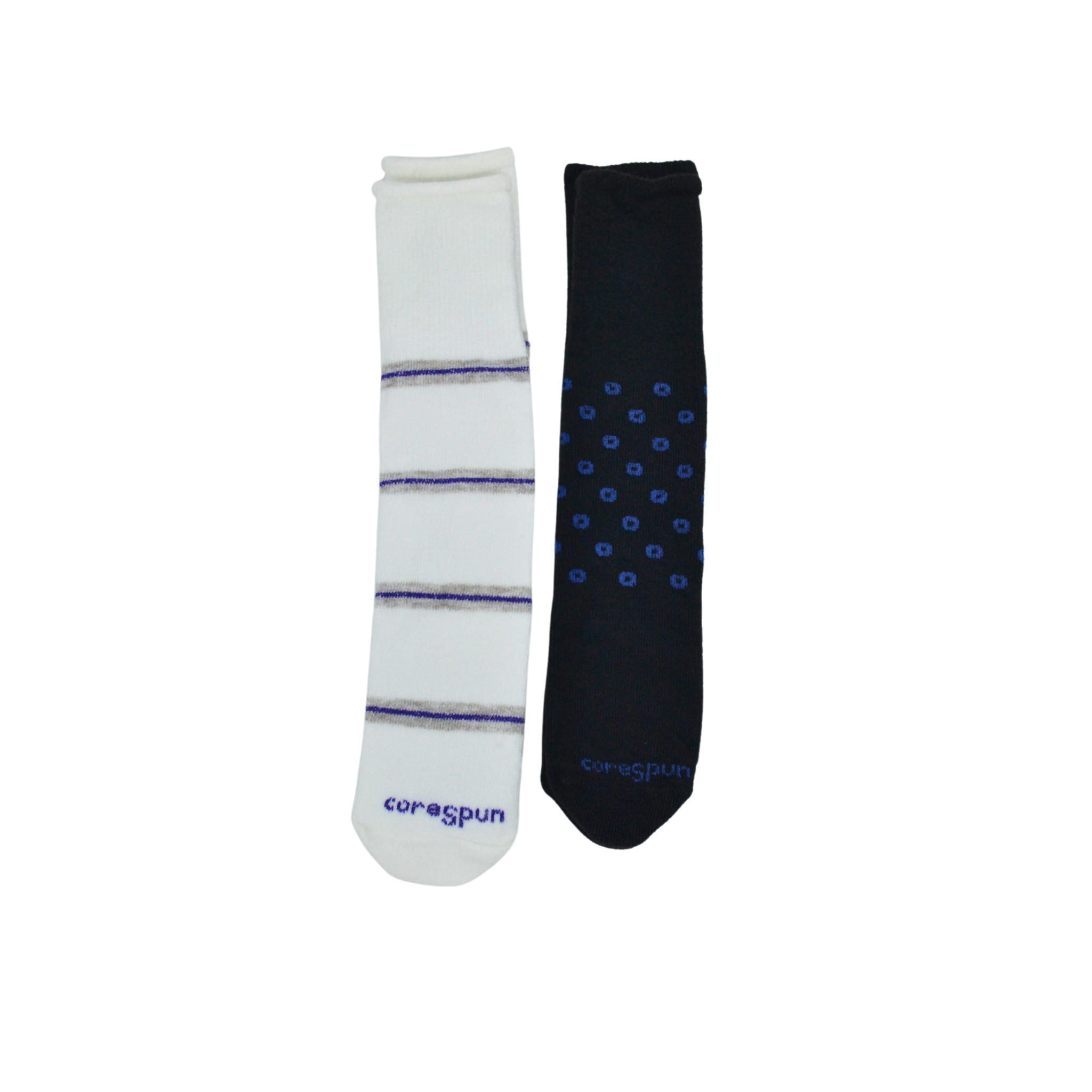 KnitRite (Kids) - Patternered AFO Socks 1 pack Core Spun