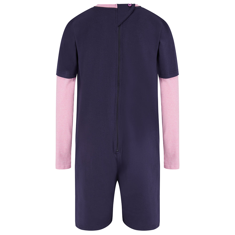 KayCey®Z Secret Zip Back Jumpsuits (Kids) - Long Sleeve / Short Leg