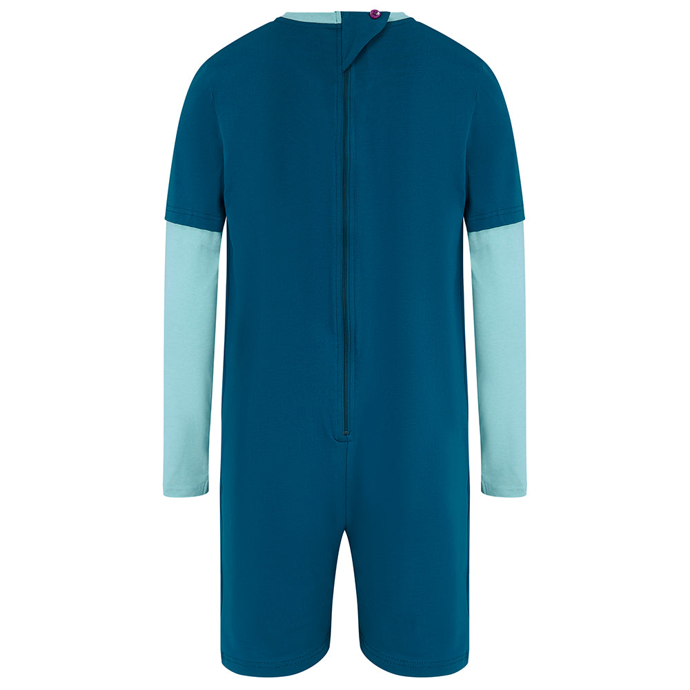 KayCey®Z Secret Zip Back Jumpsuits (Kids) - Long Sleeve / Short Leg