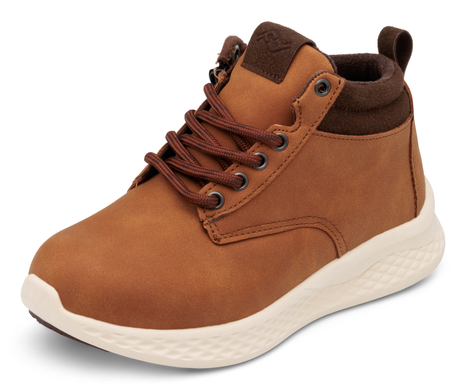 Friendly Shoes Scout Zip-Up Boot (Kids)- Desert Spice