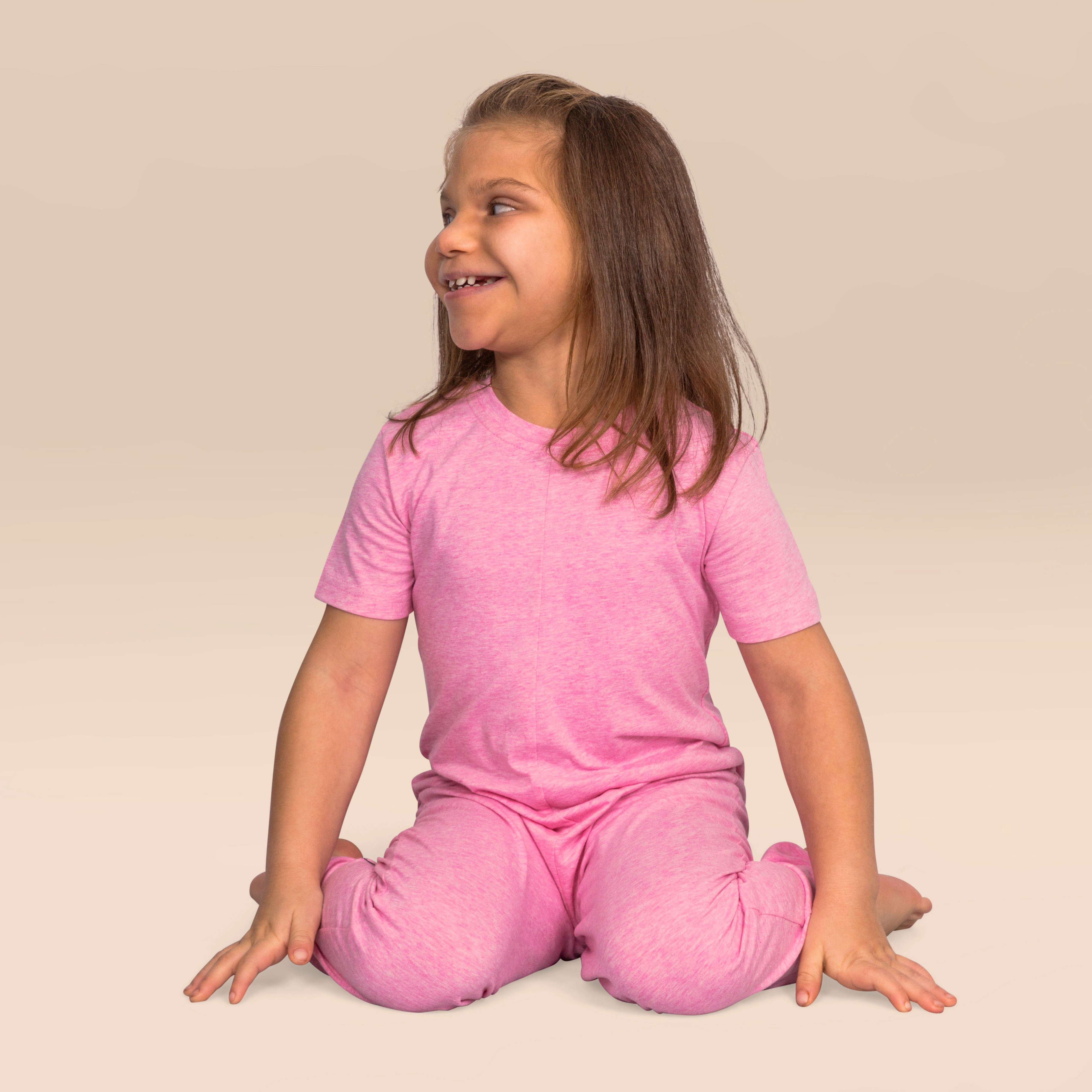 KayCey® Zip Back Jumpsuits (Kids) - Short Sleeve - Long Leg - Basic Range