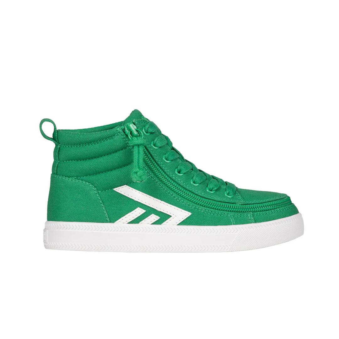 Billy Footwear (Toddlers) - High Top Green/White CS Canvas Shoes