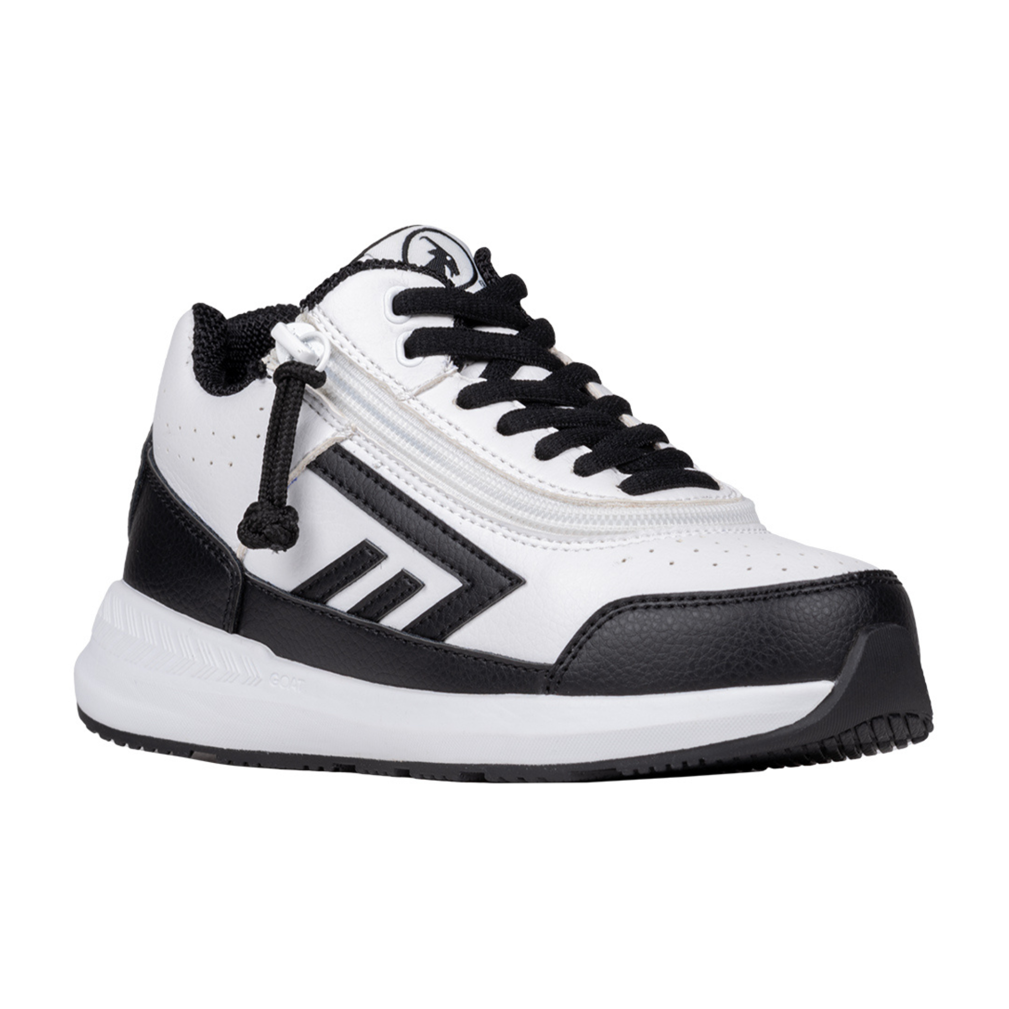 Billy Footwear (Kids) - Goat Hoop White/Black