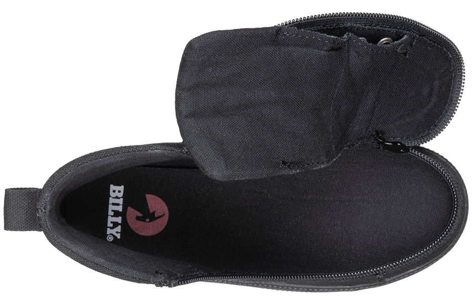 Billy Footwear (Toddlers)  - Black to the Floor Core Skate Canvas Shoes