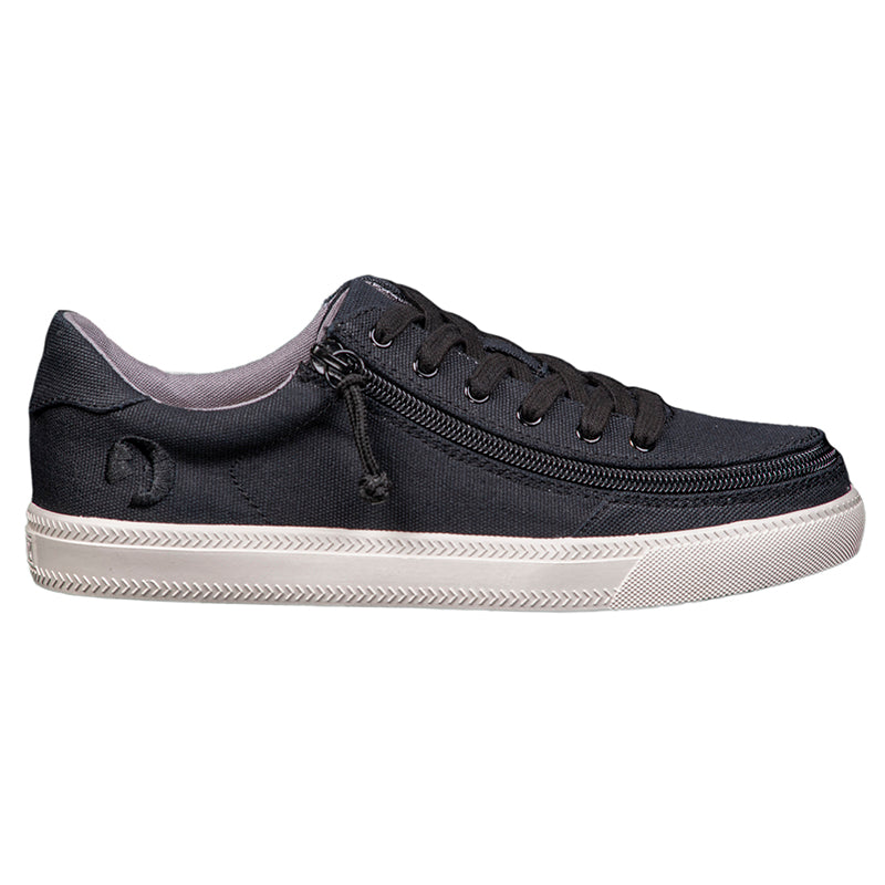 Billy Footwear (Womens) - Low Top Black Canvas Shoes CLEARANCE